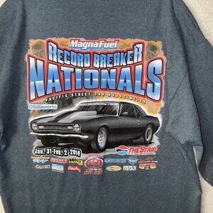 2014 Pacific Street Car Association Magna Fuel Shirt Long Sleeve Size XL Record